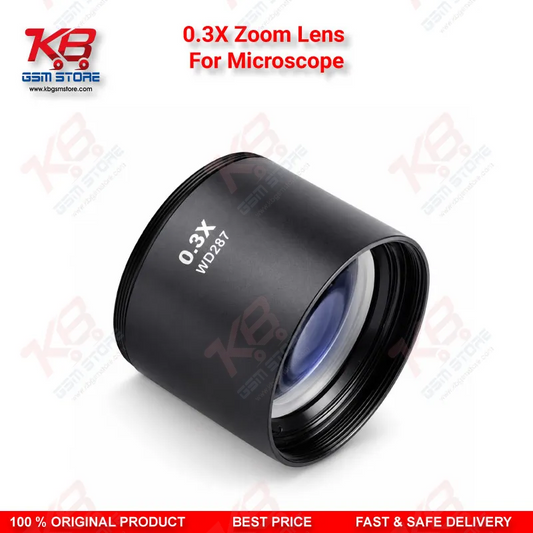 0.3X Zoom Lens For Microscope – 48mm Wide Field Barlow Lens