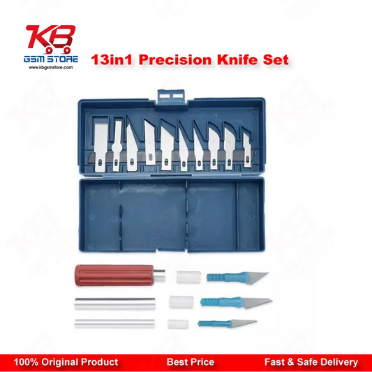 13in1 Precision Knife Set – Mobile Repair Cutting & Scraping Tool Kit