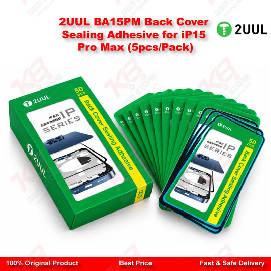 2UUL BA15PS Back Cover Sealing Adhesive for iP15 Plus(5pcs/Pack)
