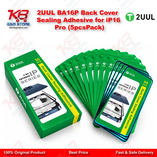 2UUL BA16P Back Cover Sealing Adhesive for iP16 Pro (5pcs/Pack)