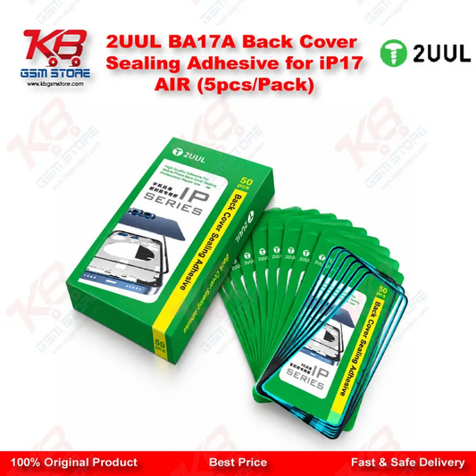 2UUL BA17A Back Cover Sealing Adhesive for iP17 AIR (5pcs/Pack)