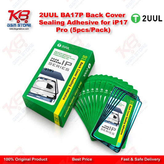 2UUL BA17P Back Cover Sealing Adhesive for iP17Pro (5pcs/Pack)