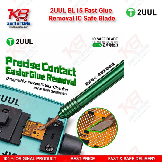 2UUL BL15 Fast Glue Removal IC Safe Blade - 45° Tip