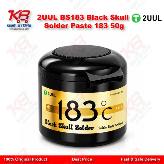 2UUL BS183 Black Skull Solder Paste 183℃ 50g