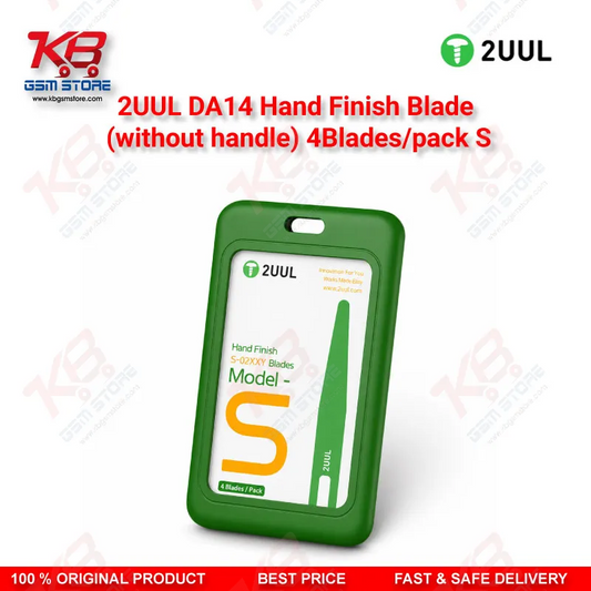 2UUL DA14 Hand Finish Blade Model-S (Without Handle) 4 Blades/Pack