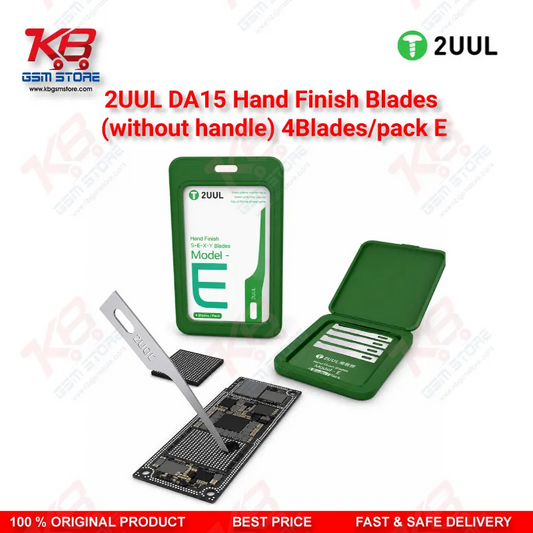 2UUL DA15 Model E Hand Finish Blades (Without Handle) 4 Blades/Pack