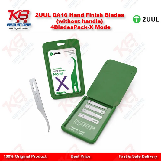 2UUL DA16 Hand Finish Blades (without handle) 4BladesPack-X Mode