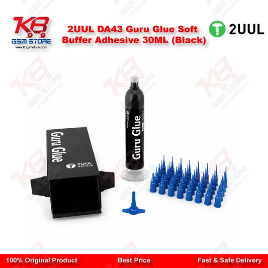 2UUL DA43 Guru Glue Soft Buffer Adhesive 30ML (Black)