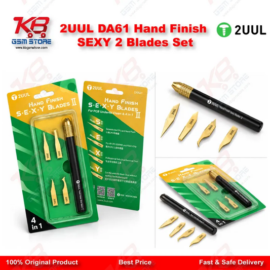 2UUL DA61 Hand Finish SEXY 2 Blades Set