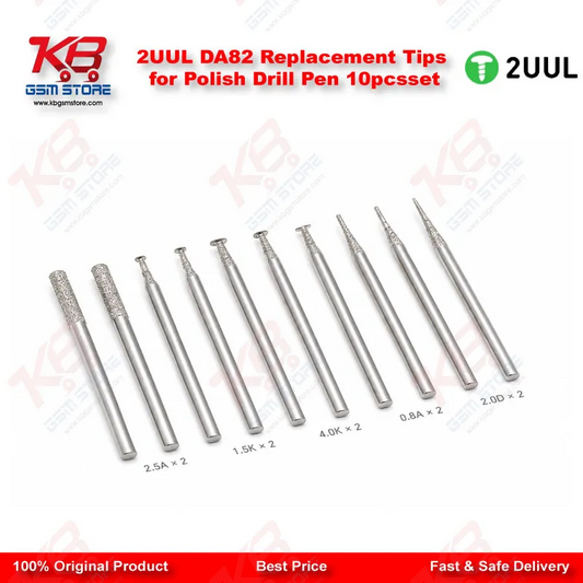 2UUL DA82 Replacement Tips for Polish Drill Pen 10pcs/set