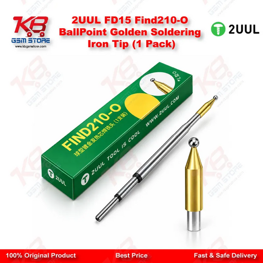 2UUL FD15 Find210-O BallPoint Golden Soldering Iron Tip (1 Pack)
