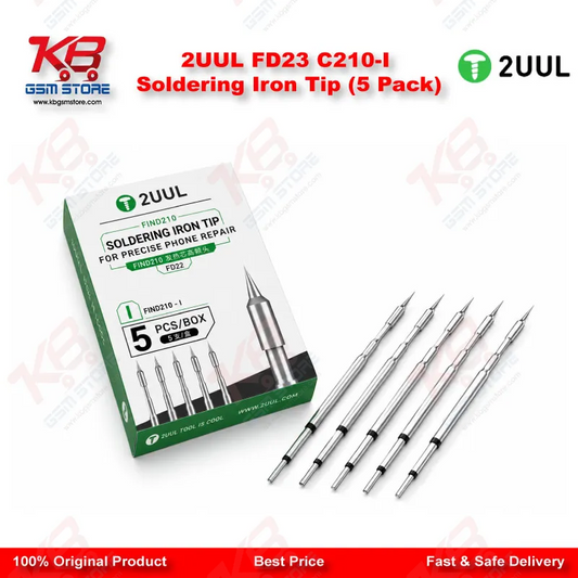 2UUL FD23 C210-I Soldering Iron Tip (5 Pack)