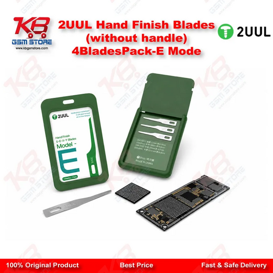 2UUL Hand Finish Blades (without handle) 4BladesPack-E Mode