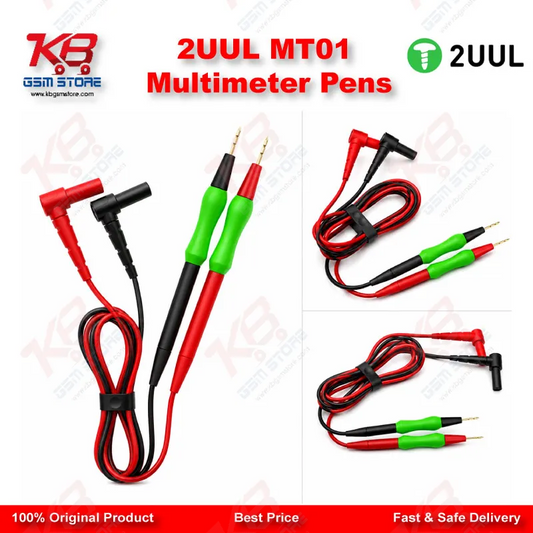 2UUL MT01 Multimeter Pen 1000V Gold-Plated Probe Tip