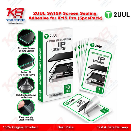 2UUL SA15P Screen Sealing Adhesive for iP15 Pro (5pcs/Pack)