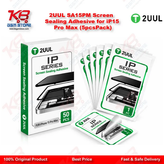 2UUL SA15PM Screen Sealing Adhesive for iP15 Pro Max (5pcs/Pack)