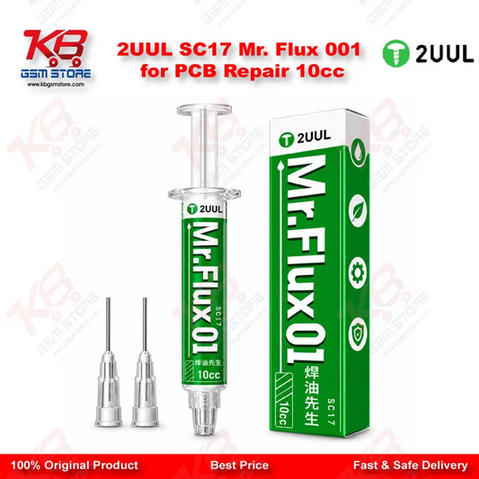 2UUL SC17 Mr. Flux 001 No-Acid No-Halogen PCB Repair Solder Flux – 10cc