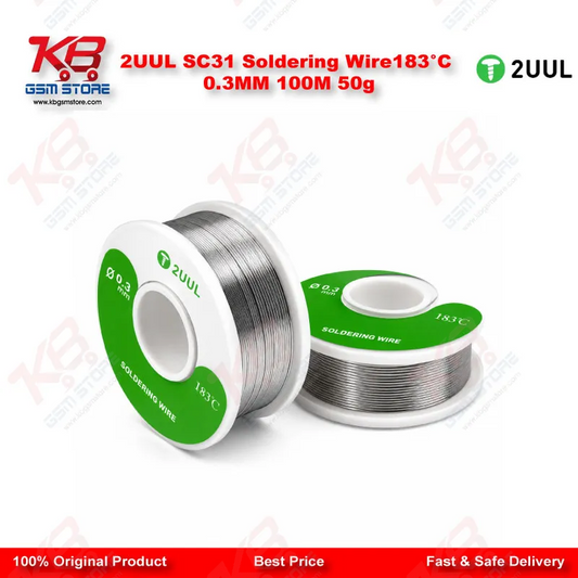 2UUL SC31 Soldering Wire183°C 0.3MM 100M 50g