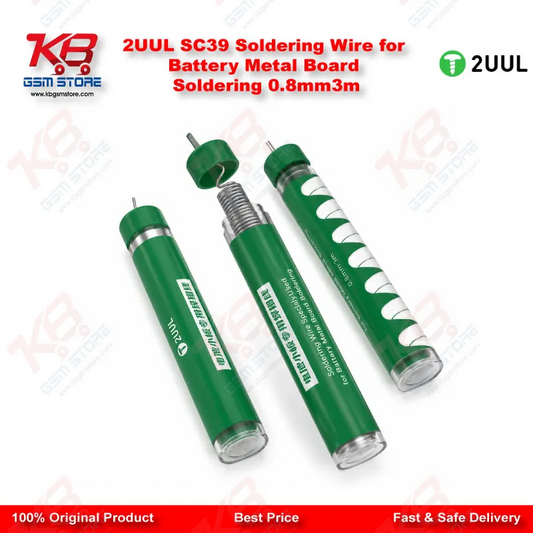 2UUL SC39 Soldering Wire for Battery Metal Board Soldering 0.8mm*3m