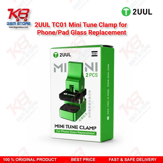 2UUL TC01 Mini Tune Clamp – 360° Rotation Screen Glass Pressure Holder for Phone Repair