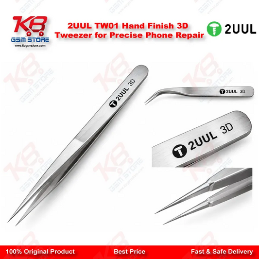 2UUL TW01 Hand Finish 3D Tweezer for Precise Phone Repair