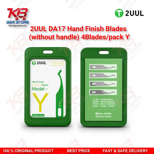 2UUL DA17 Model Y Hand Finish Blade – 4 Blades Pack (Without Handle)