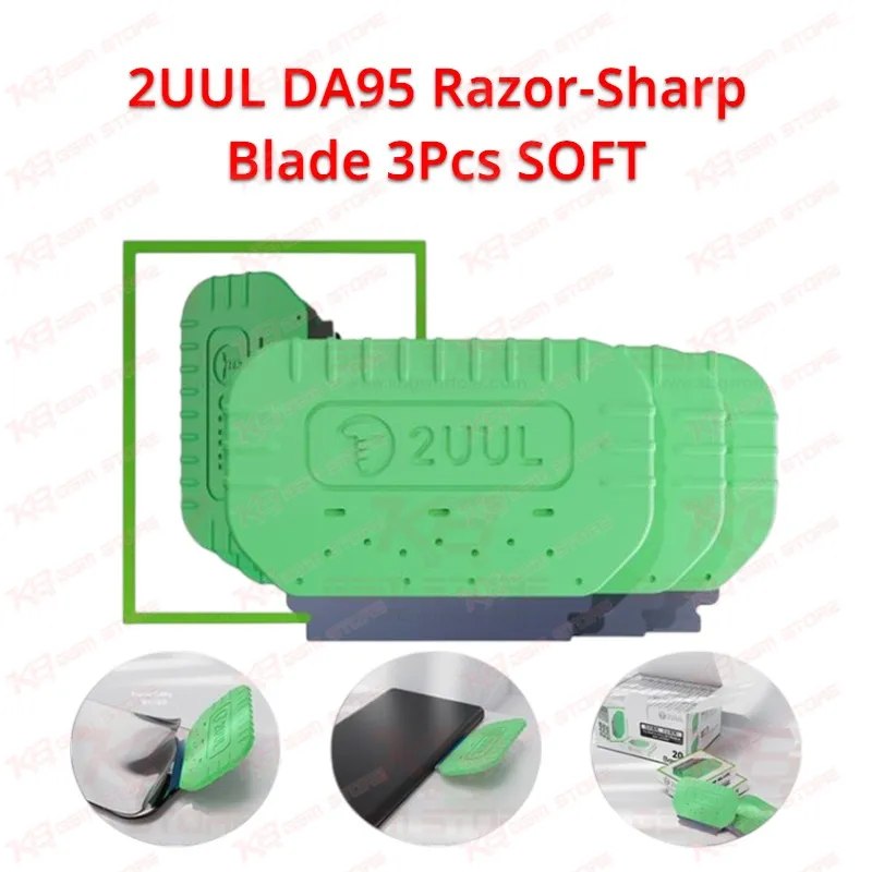 2UUL DA95 Razor-Sharp Blade 3Pcs SOFT