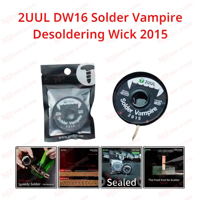 2UUL DW16 Solder Vampire Desoldering Wick 2015