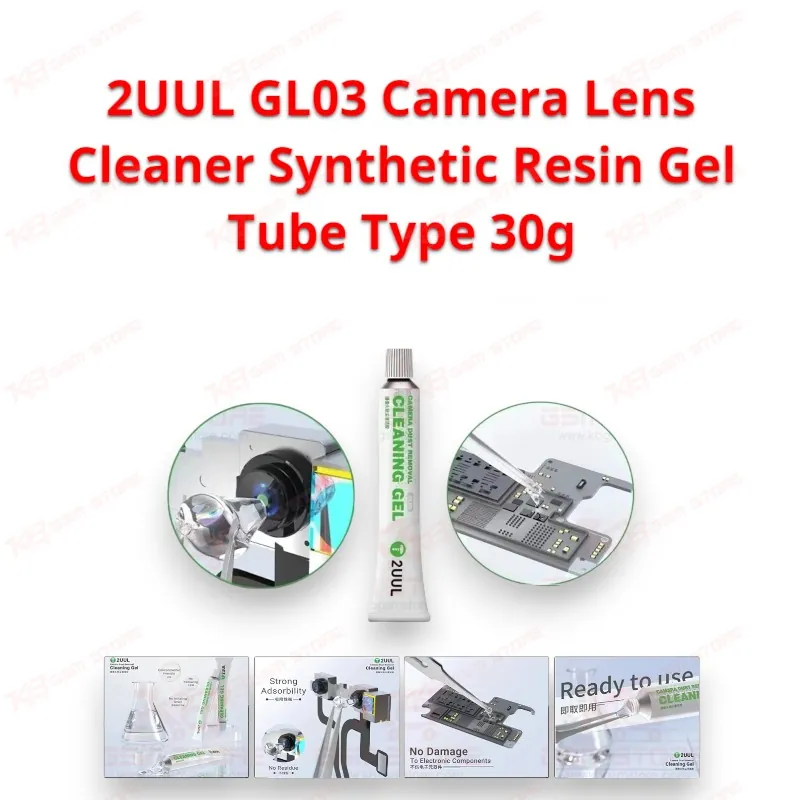 2UUL GL03 Camera Lens Cleaner Synthetic Resin Gel Tube Type 30g