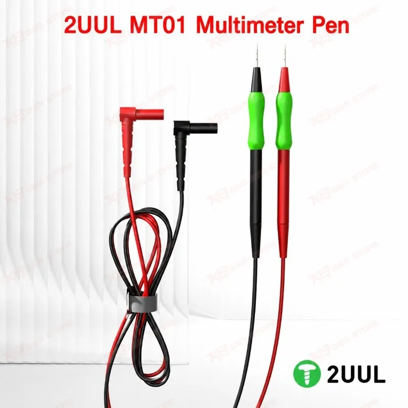 2UUL MT01 Multimeter Pen 1000V Gold-Plated Probe Tip