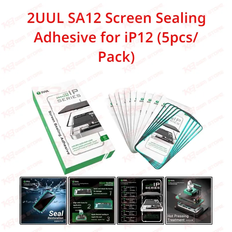 2UUL SA12 Screen Sealing Adhesive for iP12 (5pcs/Pack)