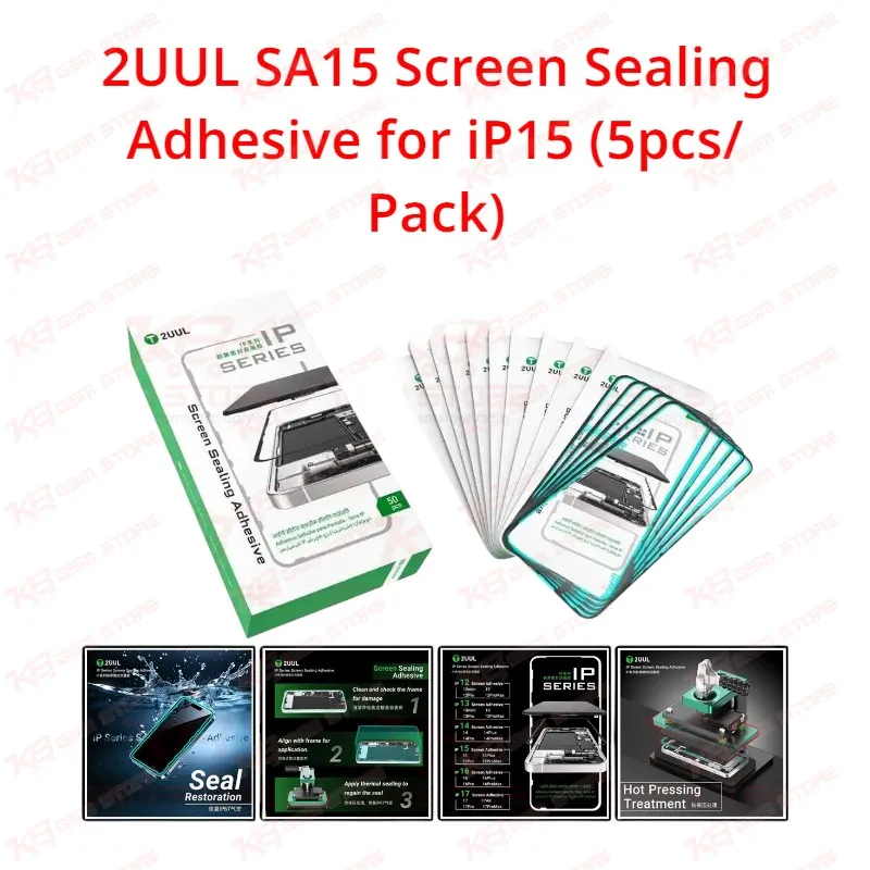 2UUL SA15 Screen Sealing Adhesive for iP15 (5pcs/Pack)