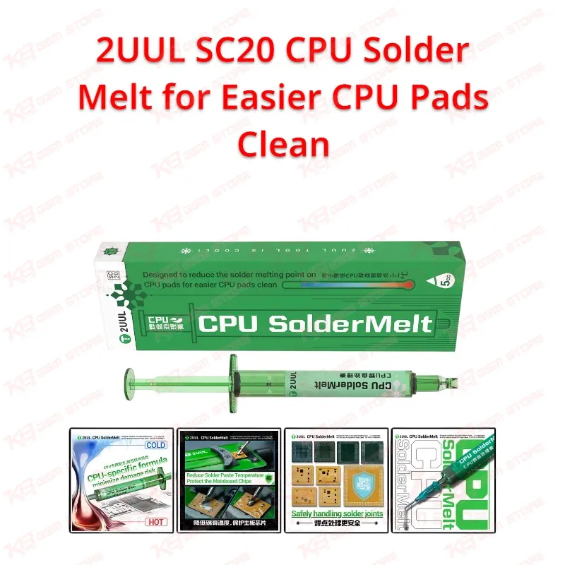2UUL SC20 CPU Solder Melt for Easier CPU Pads Clean