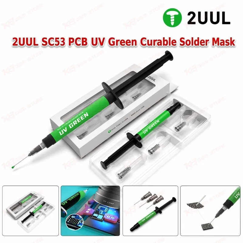 2UUL SC53 PCB UV Green Curable Solder Mask