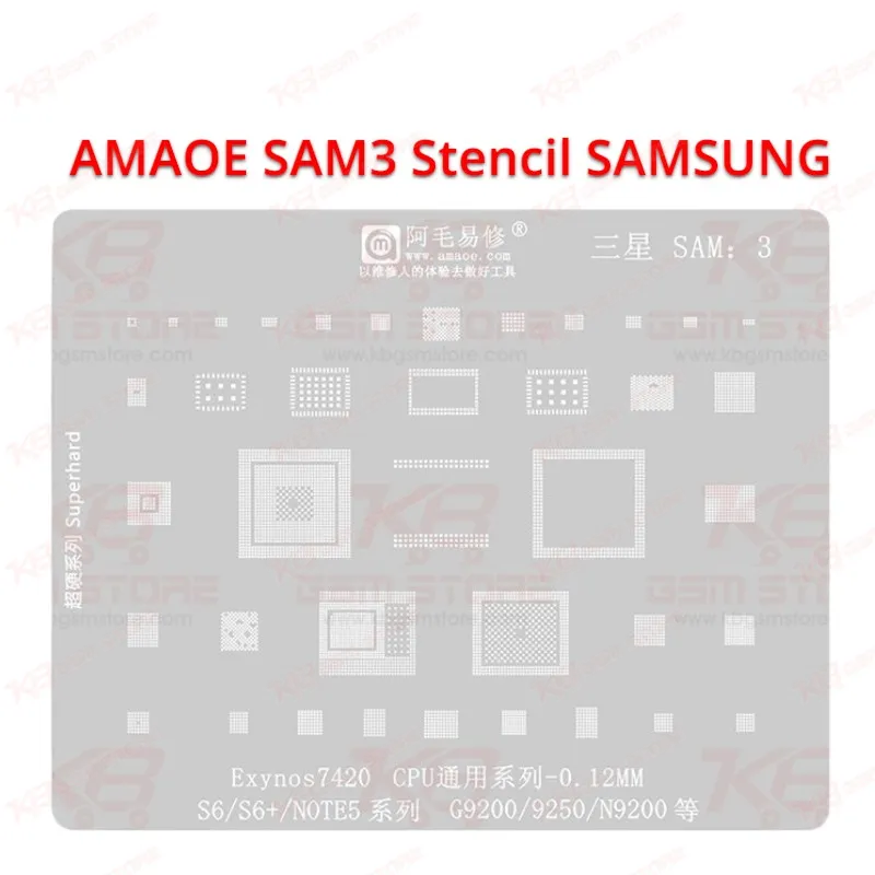 AMAOE SAM3 Stencil SAMSUNG
