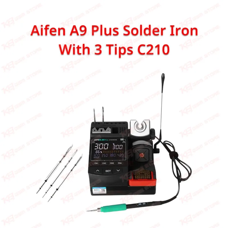 Aifen A9 Plus Solder Iron With 3 Tips C210