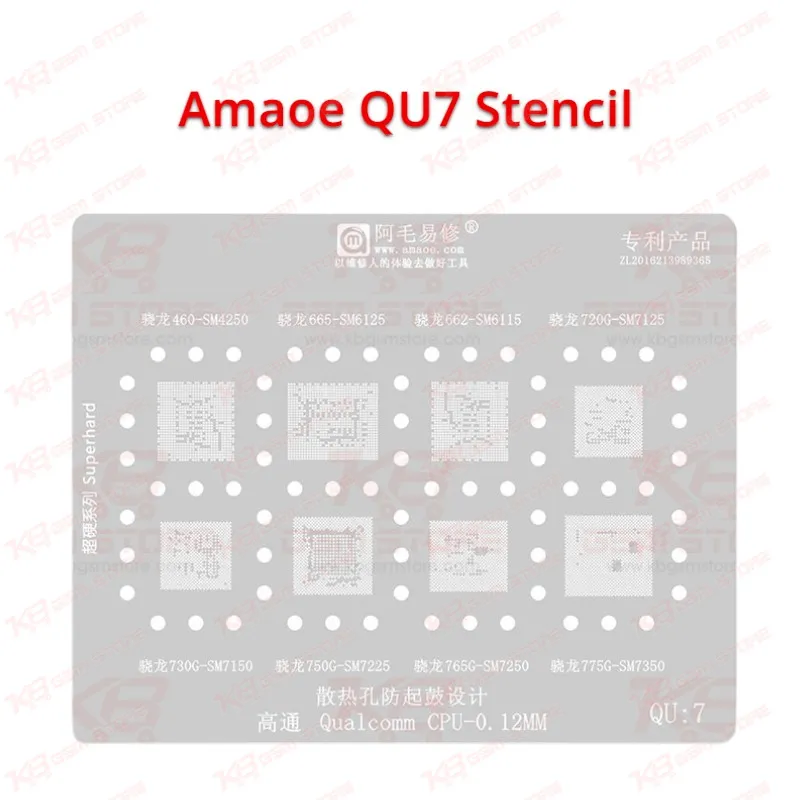 Amaoe QU7 Stencil