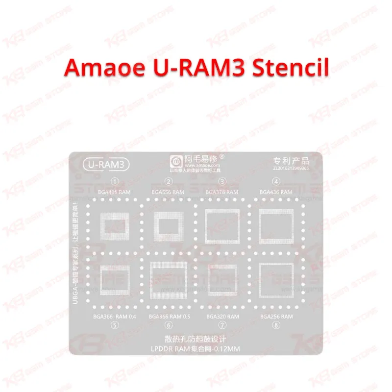 Amaoe U-RAM3 Stencil