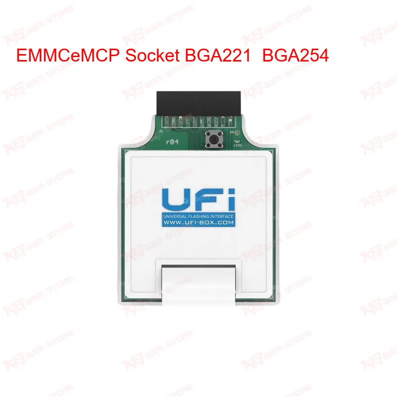 EMMC/eMCP Socket BGA221 / BGA254