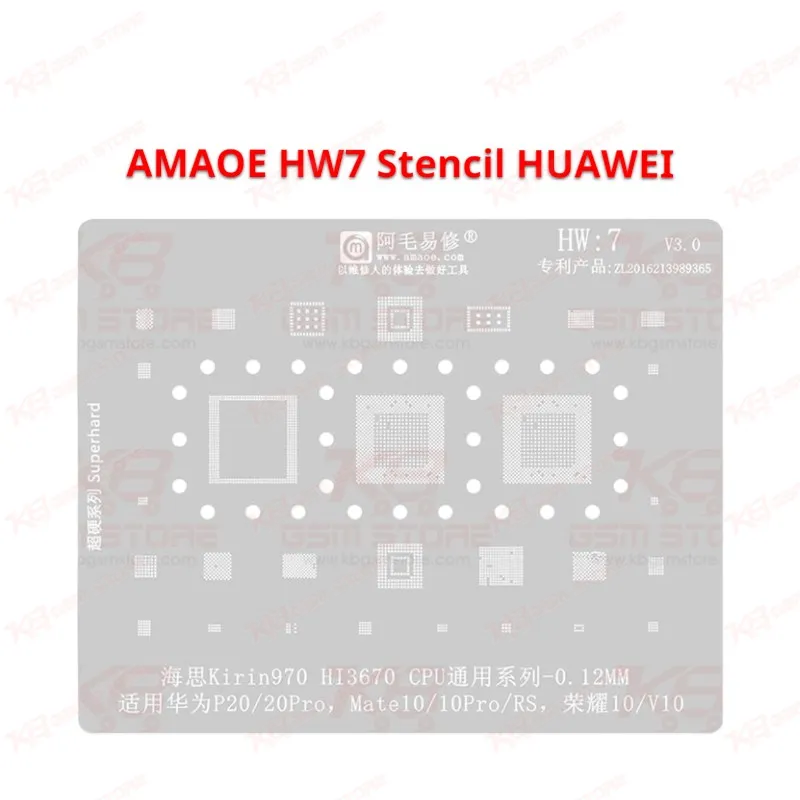 HUAWEI HW7 Stencil AMAOE