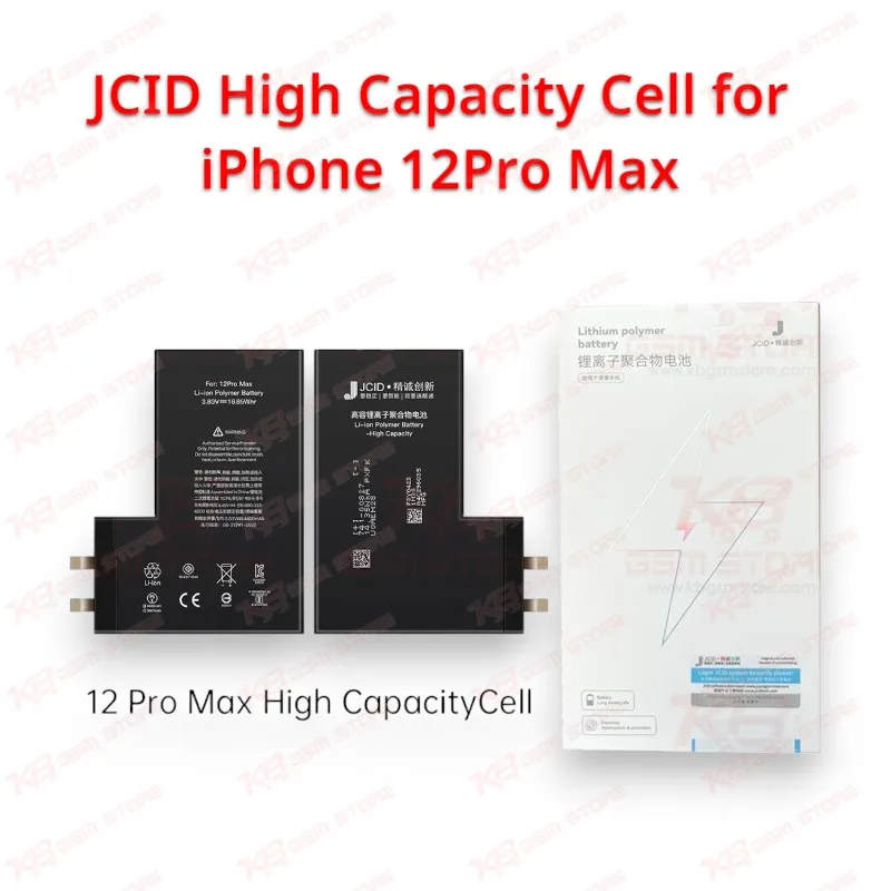 JCID High Capacity Cell for iPhone 12Pro Max