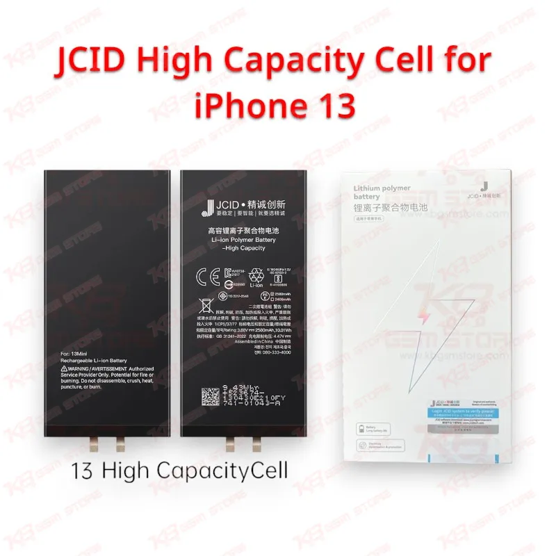 JCID High Capacity Cell for iPhone 13