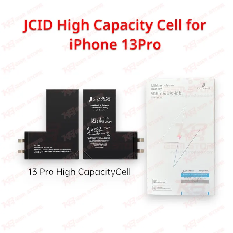 JCID High Capacity Cell for iPhone 13Pro