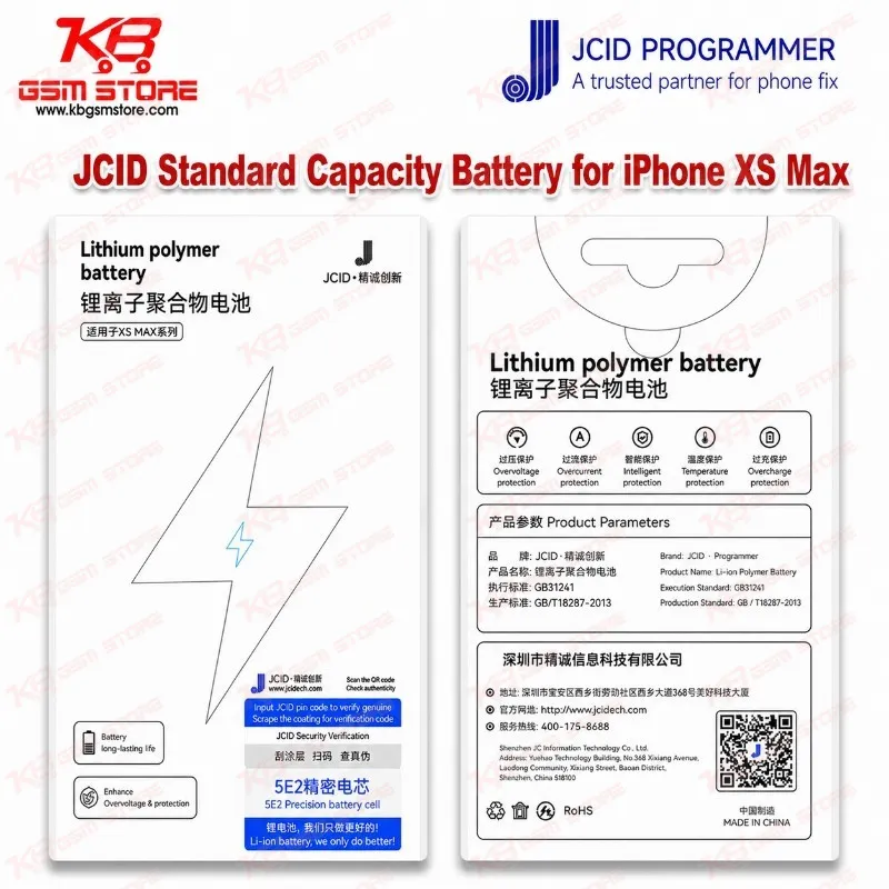 JCID Standard Capacity Battery for iPhone XS Max