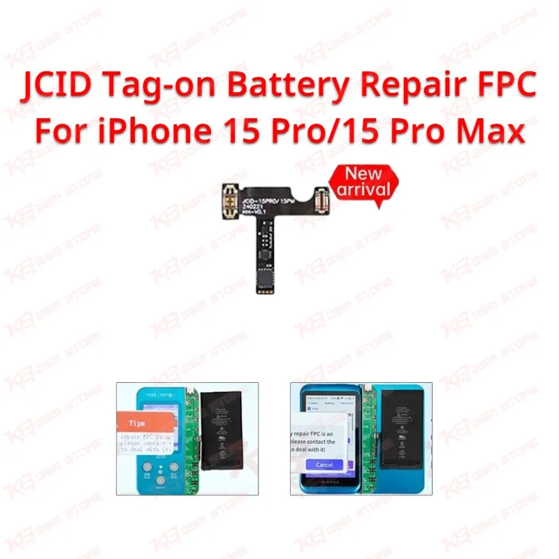 JCID Tag-on Battery Repair FPC For iPhone 15 Pro/15 Pro Max