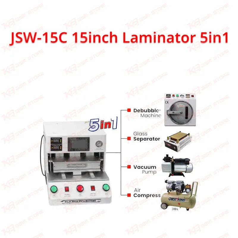 JSW-15C 15inch Laminator 5in1
