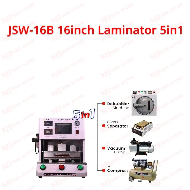 JSW-16B 16inch Laminator 5in1