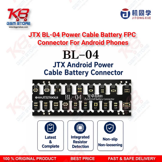 JTX BL-04 Android Boot Cable Battery Connector With ID Resistor