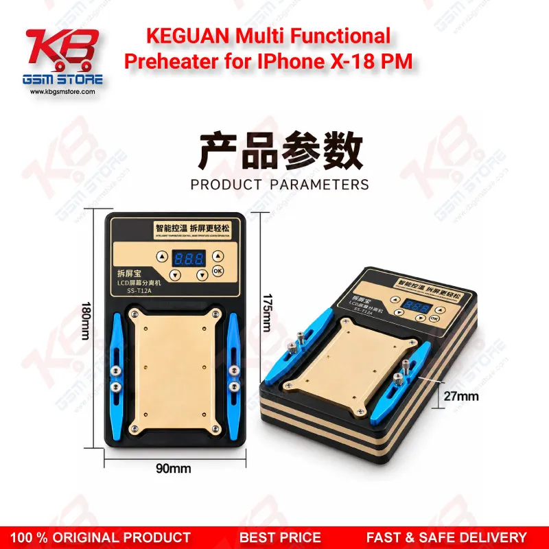 KEGUAN Multi Functional Preheater for IPhone X-18 PM Station