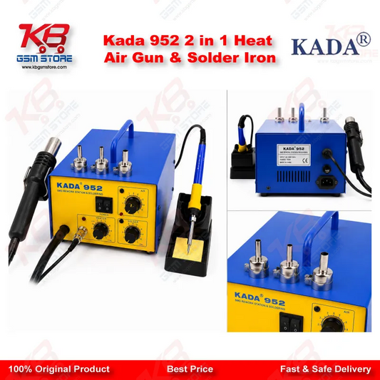 Kada 952 2 in 1 Heat Air Gun & Solder Iron